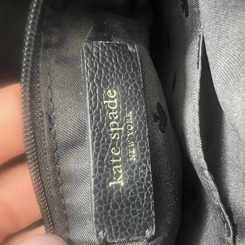 Kate Spade New York Dawn  Flat Nylon and Leather Pink and Black Crossbody Bag - Picture 6 of 15